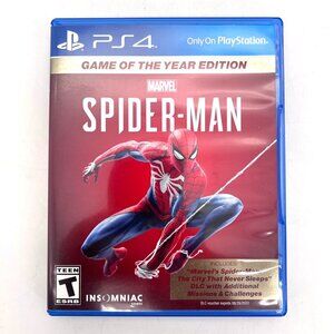 Marvel Spider-Man PS4 Game Of The Year Edition Only On PlayStation Exclusive